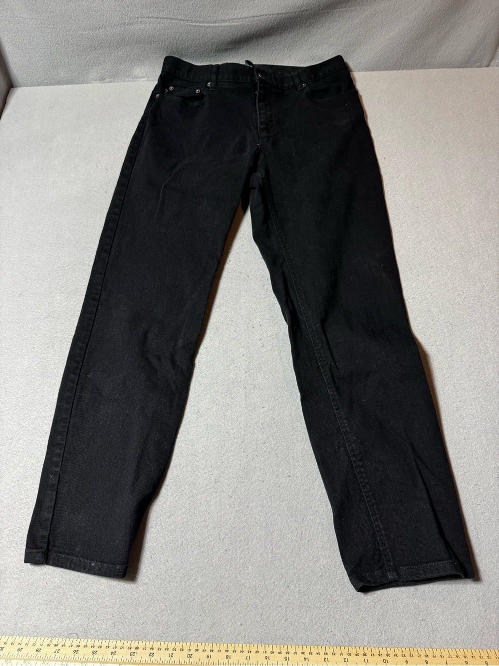 Lauren Ralph Lauren Black Straight-Leg Jeans - Classic Everyday Style Size 10